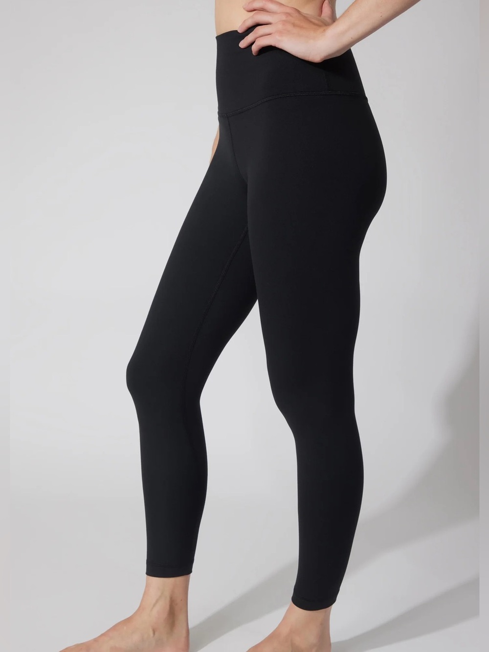 90 Degree by Reflex Wonderlink High Rise Leggings Black L NWOT